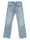 AGOLDE BLUE COTTON DENIM JEANS 'CLAIR'