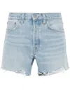 Agolde Stella Shorts In Denim