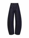 Agolde Blue Denim Luna High Rise Pieced Taper Jeans