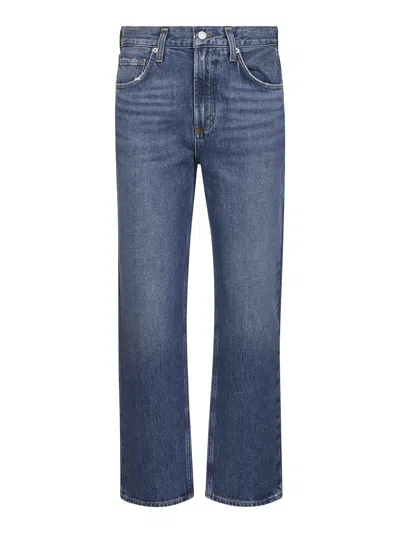 Agolde Blue Denim Valen Jeans