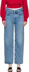 Agolde Blue Echo Taper Jeans
