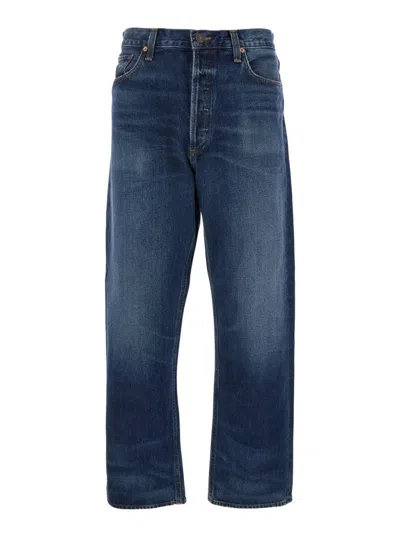 Agolde Blue Five-pocket Jeans