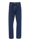 Agolde Blue Five-pocket Jeans In Blue