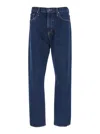 Agolde Blue Five-pocket Jeans In Blue