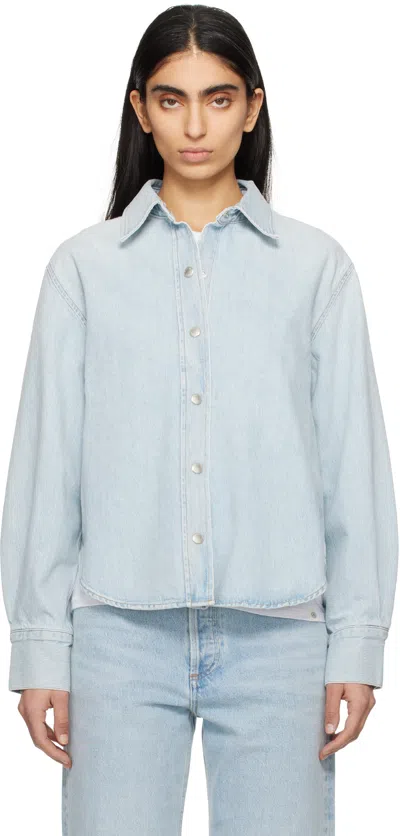 AGOLDE BLUE LAUREL SHIRT