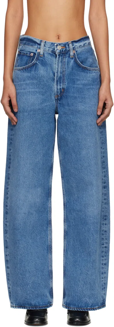 Agolde Blue Low Curve Jeans