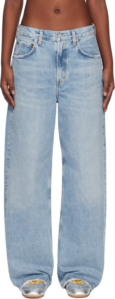 Agolde Blue Low Curve Jeans
