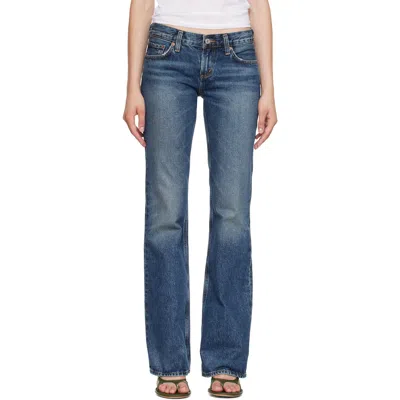 Agolde Blue Low Rise Boot Jeans