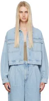 Agolde Blue Luka Denim Jacket In Swvl