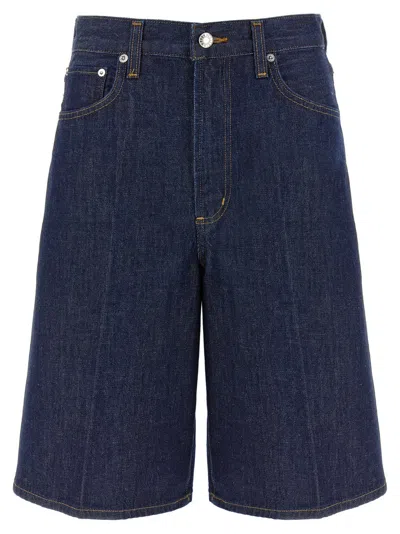 AGOLDE BLUE NOLAN BERMUDA SHORTS