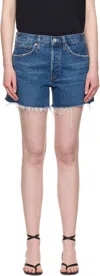 Agolde Denim Shorts With Belt Loops