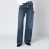 Agolde Blue Regenerated Denim Jeans In Blue