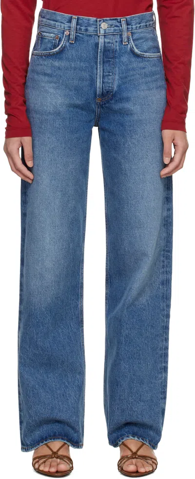 Agolde Blue Ren Jeans In Multi