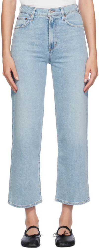 Agolde Blue Ren Jeans In Groove