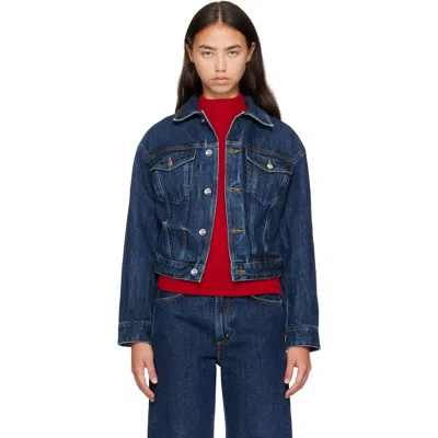 AGOLDE BLUE VERONICA DENIM JACKET