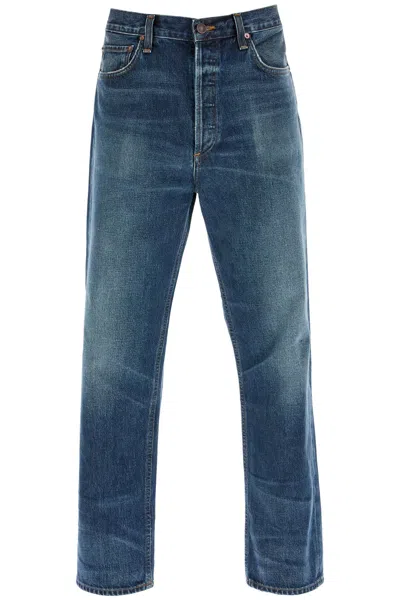 Agolde Blue Washed Jeans In Regenerated Denim