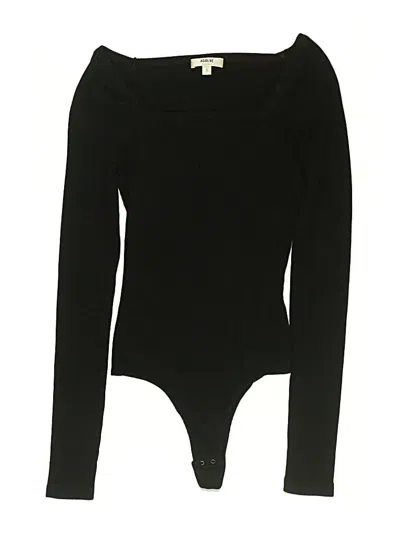 Pre-owned Agolde Bodysuit In Black