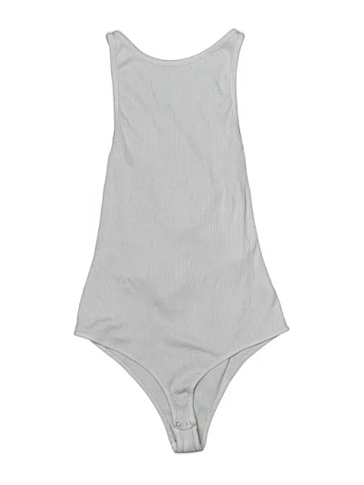 Pre-owned Agolde Bodysuit In Gray