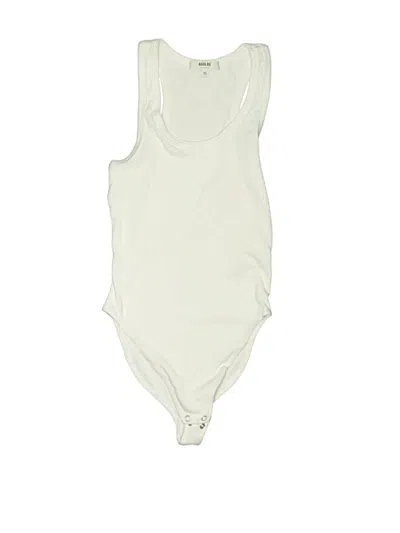Pre-owned Agolde Bodysuit In Ivory