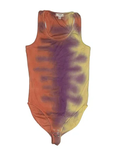 Pre-owned Agolde Bodysuit In Orange