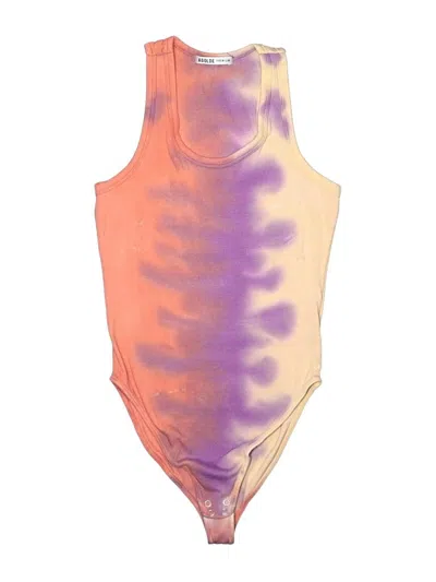 Pre-owned Agolde Bodysuit In Purple