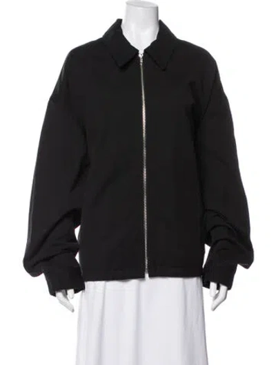 Pre-owned Agolde Bomber Jacket In Black