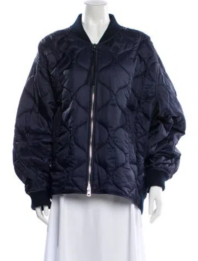 Pre-owned Agolde Bomber Jacket In Blue