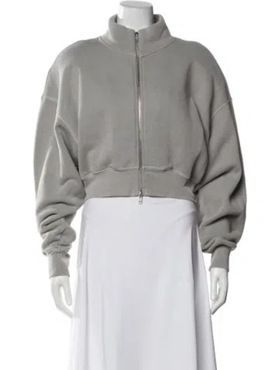 Pre-owned Agolde Bomber Jacket In Gray