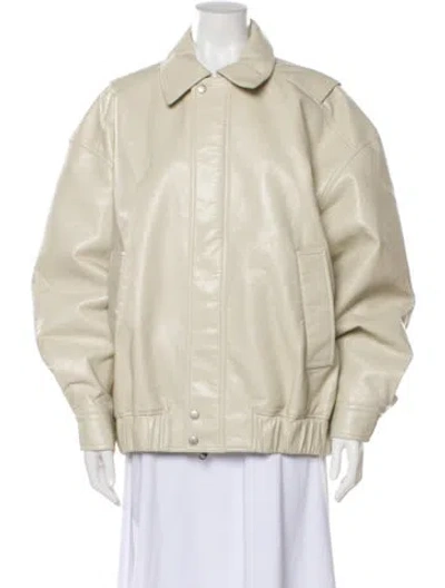 Pre-owned Agolde Bomber Jacket In Neutral