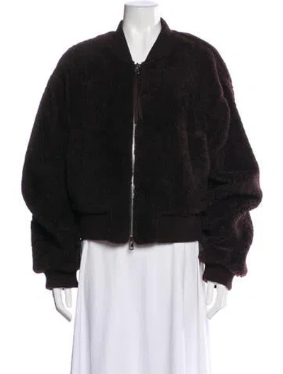 Pre-owned Agolde Bomber Jacket W/ Tags In Black