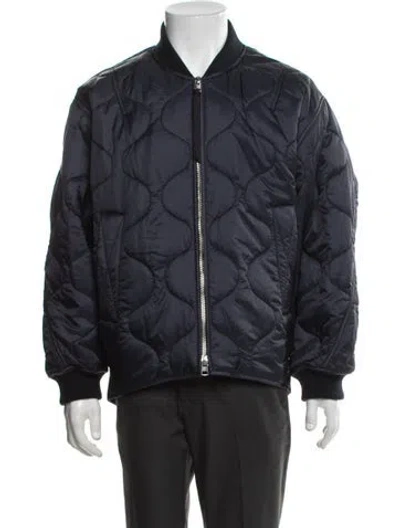 Pre-owned Agolde Bomber Jacket W/ Tags In Blue