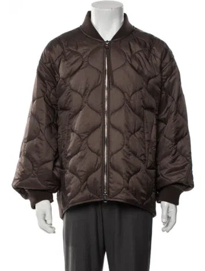 Pre-owned Agolde Bomber Jacket W/ Tags In Brown