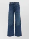 Agolde Harper Jeans Mid Rise Relaxed Straight Jeans Echo