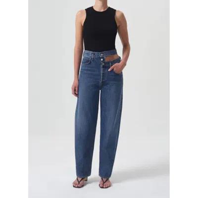 AGOLDE BROKEN WAISTBAND JEANS IN INTRIGUE