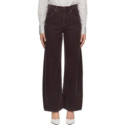 Agolde Brown Low Curve Jeans