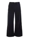 Agolde Brown Relaxed Flat Front Pants In Brown