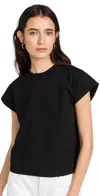 Agolde Crew Neck Short-sleeve T-shirt In Black