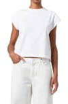 Agolde Drew Tee In White