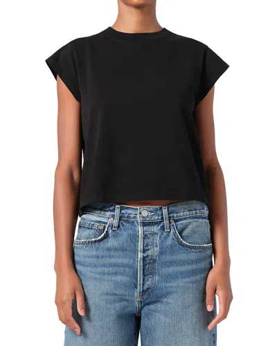 AGOLDE BRYCE CAP SLEEVE TEE