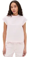 Agolde Short Sleeved Crewneck T-shirt In White