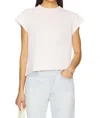 Agolde Short Sleeved Crewneck T-shirt In White