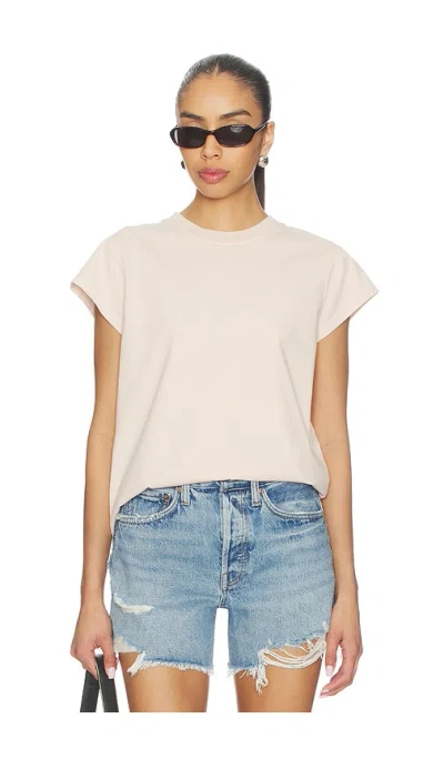 Agolde Bryce Cap Sleeve Tee Shirt