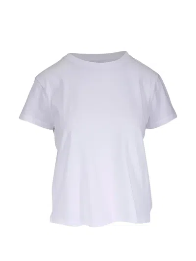 Agolde Bryce Crew-neck T-shirt In White