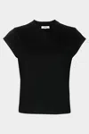 Agolde Bryce Shoulder Pads Cotton T-shirt