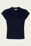 Agolde Adine Shrunken Tee In Storm
