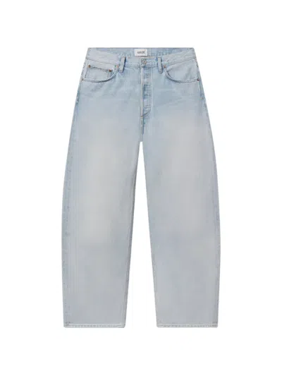 Agolde Button Jeans In Brown