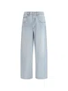 Agolde Button Jeans In Blue