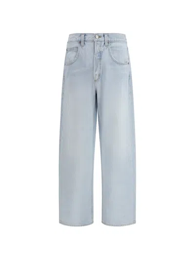 Agolde Button Jeans In Blue