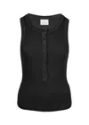 Agolde Caralyn Top Black In Black