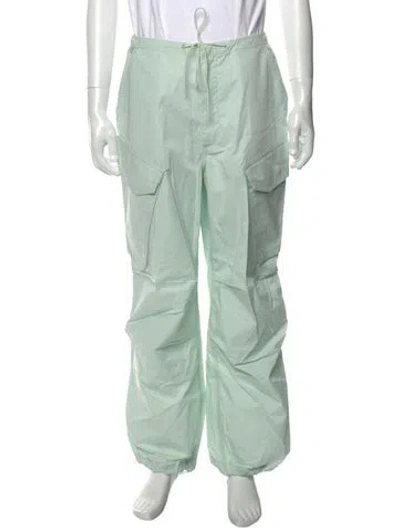 Pre-owned Agolde Cargo Pants In Green